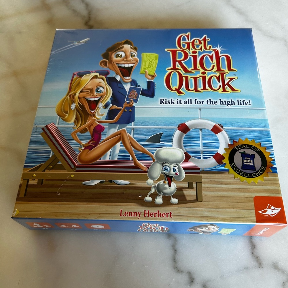 ✨NEVER OPEN BOX✨ Familly game board Get rich quick